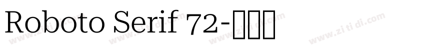 Roboto Serif 72字体转换